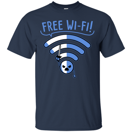 T-Shirts Navy / S Free Wi-Fi! T-Shirt