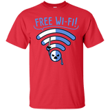 T-Shirts Red / S Free Wi-Fi! T-Shirt