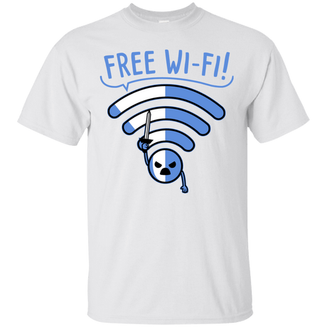 T-Shirts White / S Free Wi-Fi! T-Shirt