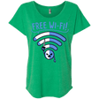 T-Shirts Envy / X-Small Free Wi-Fi! Triblend Dolman Sleeve