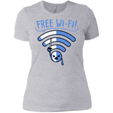 T-Shirts Heather Grey / X-Small Free Wi-Fi! Women's Premium T-Shirt