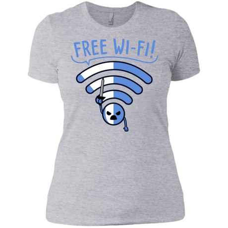 T-Shirts Heather Grey / X-Small Free Wi-Fi! Women's Premium T-Shirt