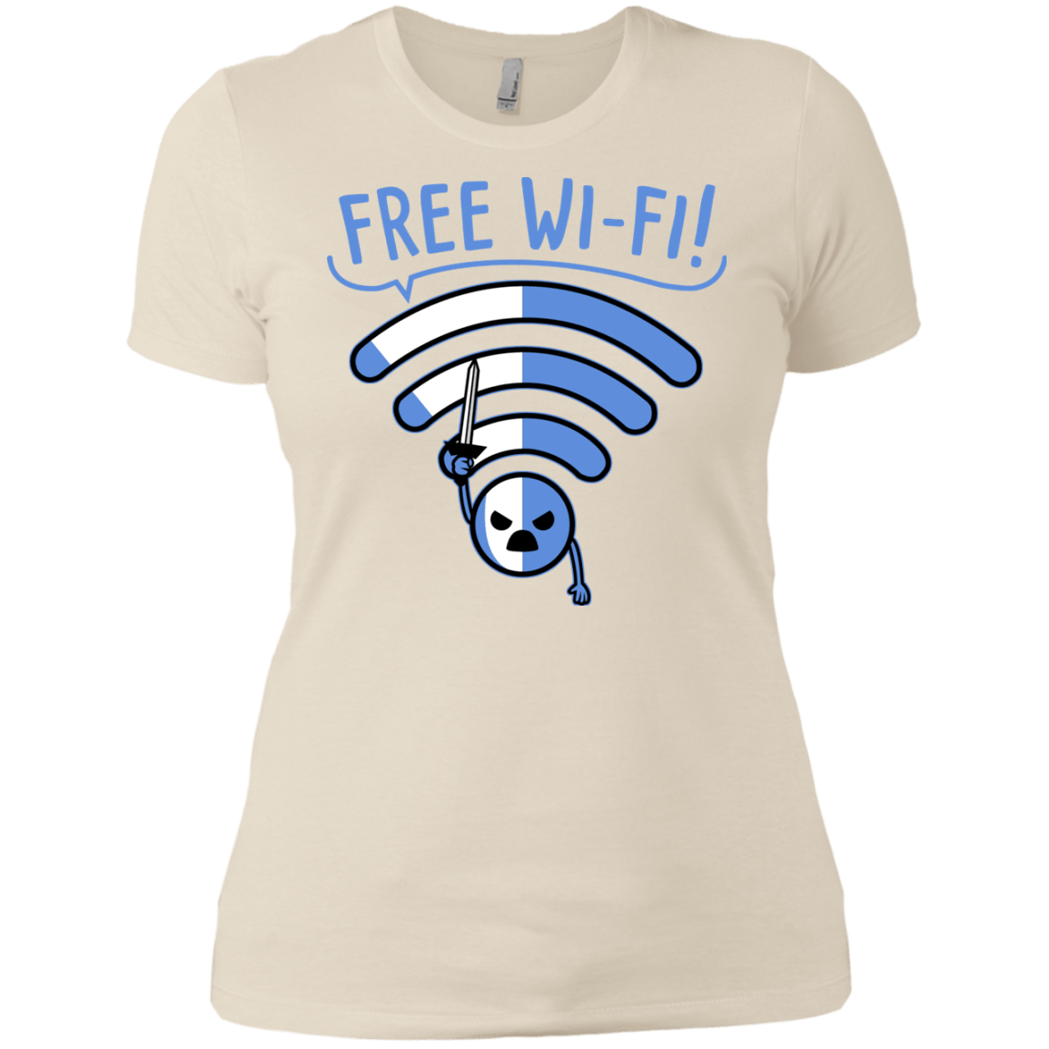 T-Shirts Ivory/ / X-Small Free Wi-Fi! Women's Premium T-Shirt