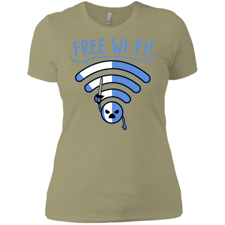 T-Shirts Light Olive / X-Small Free Wi-Fi! Women's Premium T-Shirt