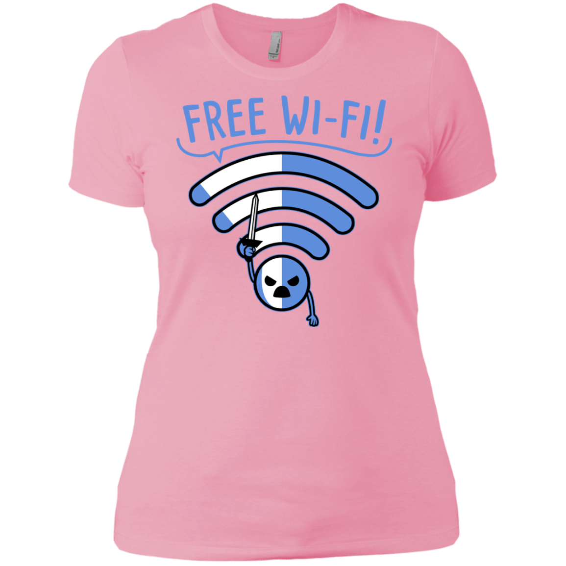 T-Shirts Light Pink / X-Small Free Wi-Fi! Women's Premium T-Shirt