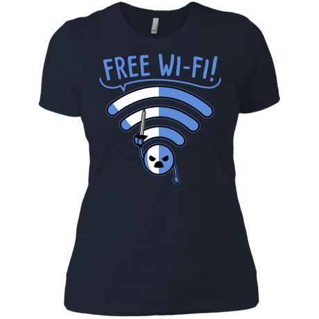 T-Shirts Midnight Navy / X-Small Free Wi-Fi! Women's Premium T-Shirt