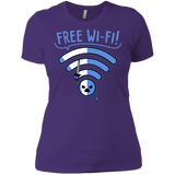 T-Shirts Purple Rush/ / X-Small Free Wi-Fi! Women's Premium T-Shirt