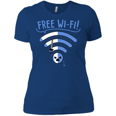 T-Shirts Royal / X-Small Free Wi-Fi! Women's Premium T-Shirt