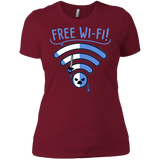 T-Shirts Scarlet / X-Small Free Wi-Fi! Women's Premium T-Shirt
