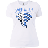 T-Shirts White / X-Small Free Wi-Fi! Women's Premium T-Shirt