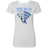 T-Shirts Heather White / S Free Wi-Fi! Women's Triblend T-Shirt