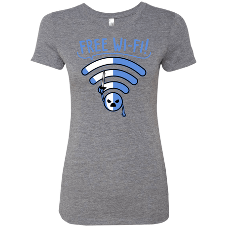 T-Shirts Premium Heather / S Free Wi-Fi! Women's Triblend T-Shirt