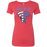 T-Shirts Vintage Red / S Free Wi-Fi! Women's Triblend T-Shirt