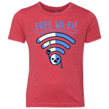 T-Shirts Vintage Red / YXS Free Wi-Fi! Youth Triblend T-Shirt