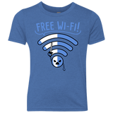 T-Shirts Vintage Royal / YXS Free Wi-Fi! Youth Triblend T-Shirt
