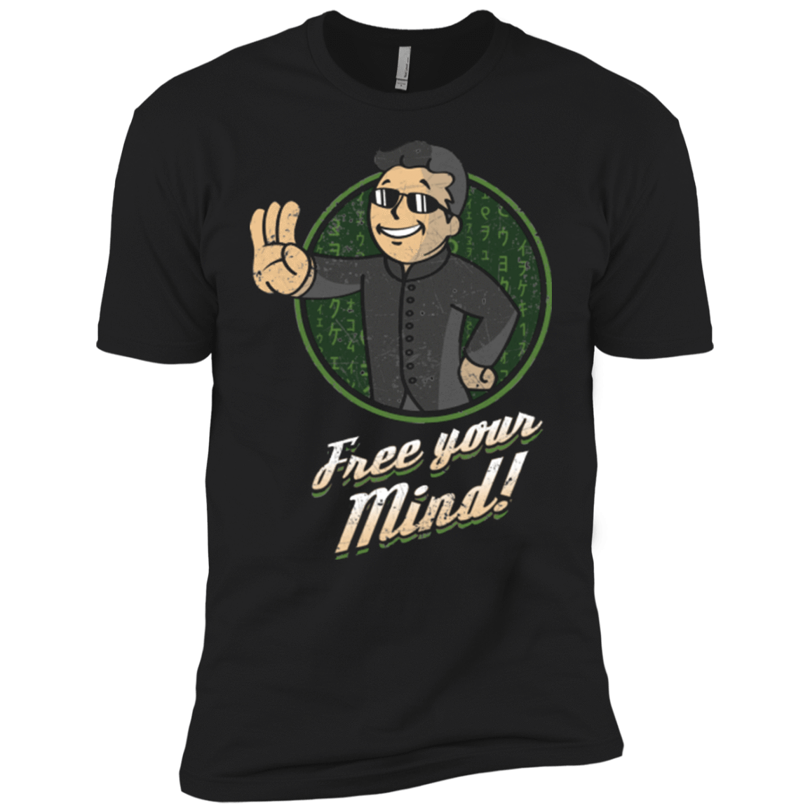 T-Shirts Black / YXS Free Your Mind Boys Premium T-Shirt