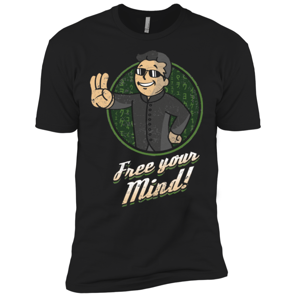 T-Shirts Black / X-Small Free Your Mind Men's Premium T-Shirt