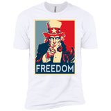 T-Shirts White / YXS Freedom Boys Premium T-Shirt