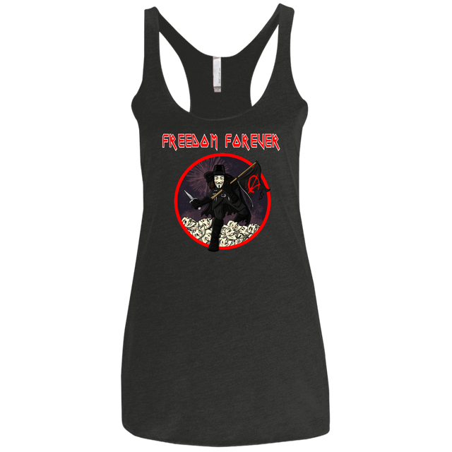 T-Shirts Vintage Black / X-Small Freedom Forever Women's Triblend Racerback Tank