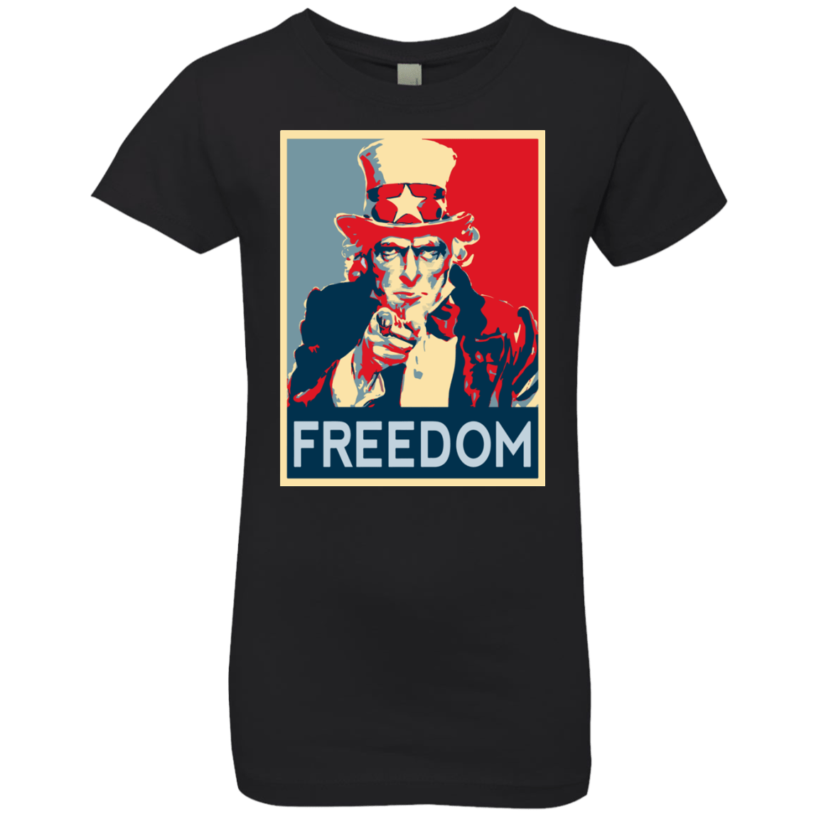 T-Shirts Black / YXS Freedom Girls Premium T-Shirt