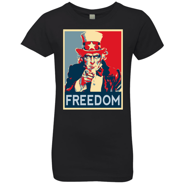 T-Shirts Black / YXS Freedom Girls Premium T-Shirt