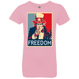 T-Shirts Light Pink / YXS Freedom Girls Premium T-Shirt