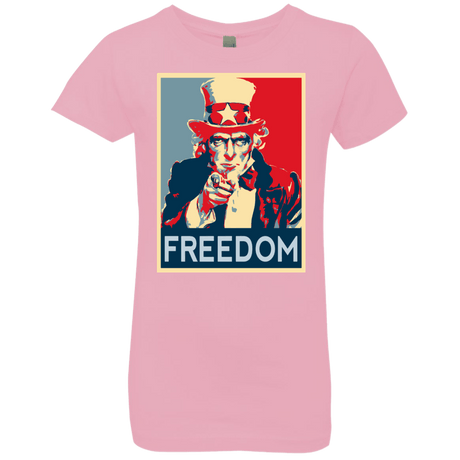 T-Shirts Light Pink / YXS Freedom Girls Premium T-Shirt