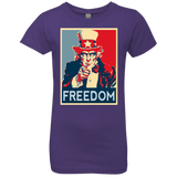 T-Shirts Purple Rush / YXS Freedom Girls Premium T-Shirt