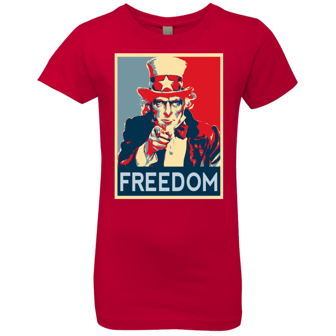 T-Shirts Red / YXS Freedom Girls Premium T-Shirt