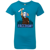 T-Shirts Turquoise / YXS Freedom Girls Premium T-Shirt