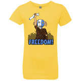 T-Shirts Vibrant Yellow / YXS Freedom Girls Premium T-Shirt