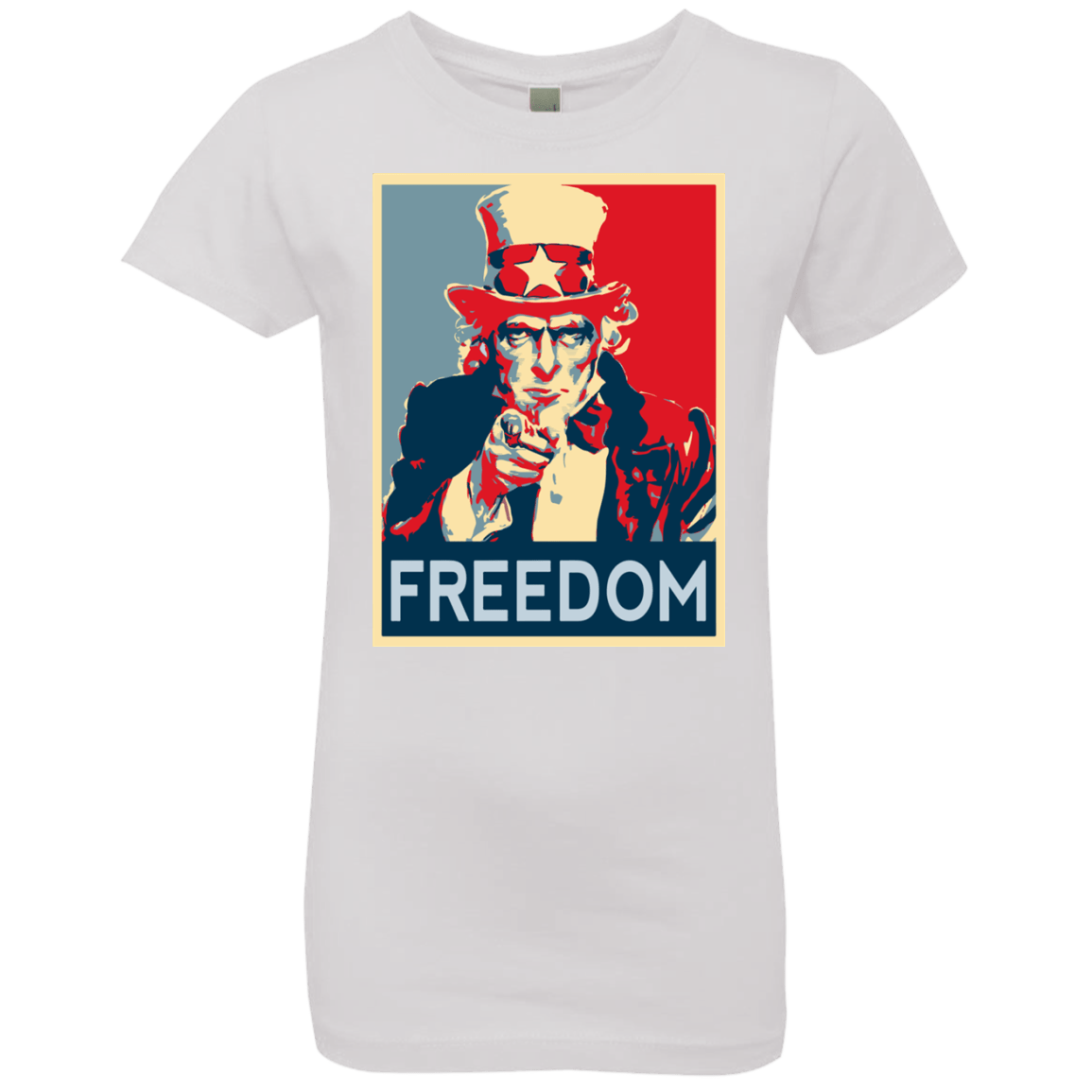 T-Shirts White / YXS Freedom Girls Premium T-Shirt
