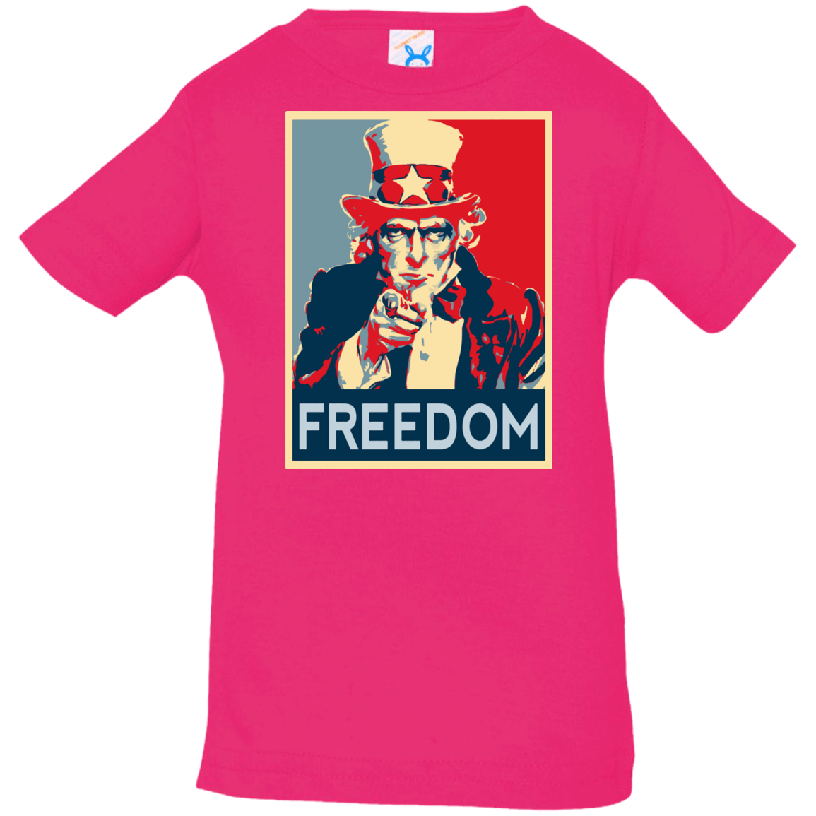 T-Shirts Hot Pink / 6 Months Freedom Infant Premium T-Shirt