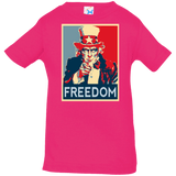T-Shirts Hot Pink / 6 Months Freedom Infant Premium T-Shirt
