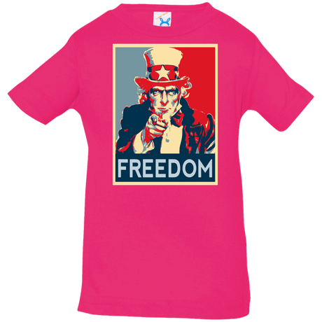 T-Shirts Hot Pink / 6 Months Freedom Infant Premium T-Shirt