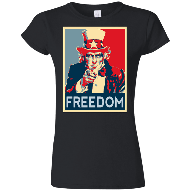 T-Shirts Black / S Freedom Junior Slimmer-Fit T-Shirt