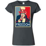 T-Shirts Charcoal / S Freedom Junior Slimmer-Fit T-Shirt