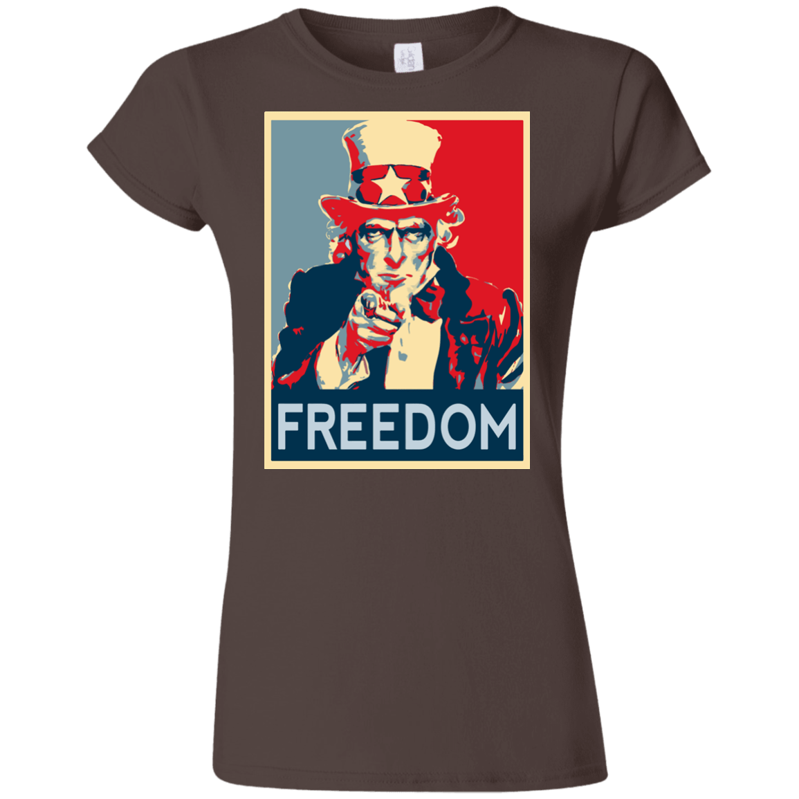 T-Shirts Dark Chocolate / S Freedom Junior Slimmer-Fit T-Shirt