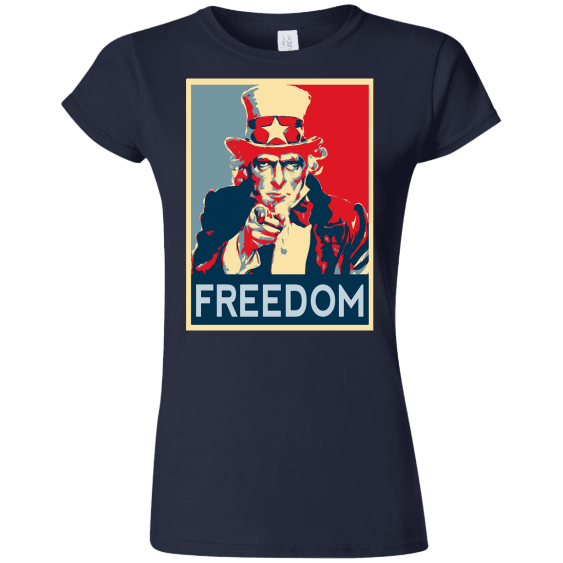 T-Shirts Navy / S Freedom Junior Slimmer-Fit T-Shirt