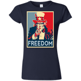 T-Shirts Navy / S Freedom Junior Slimmer-Fit T-Shirt