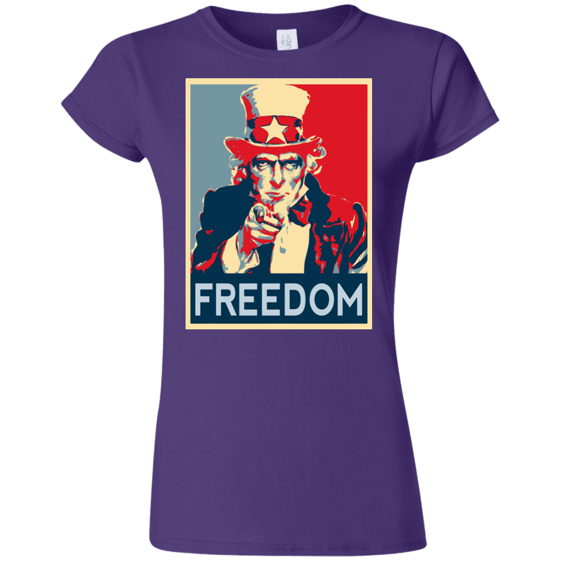 T-Shirts Purple / S Freedom Junior Slimmer-Fit T-Shirt