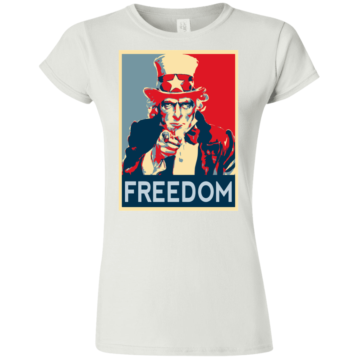 T-Shirts White / S Freedom Junior Slimmer-Fit T-Shirt