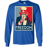 T-Shirts Royal / S Freedom Men's Long Sleeve T-Shirt