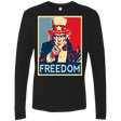 T-Shirts Black / S Freedom Men's Premium Long Sleeve