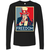 T-Shirts Black / S Freedom Men's Premium Long Sleeve