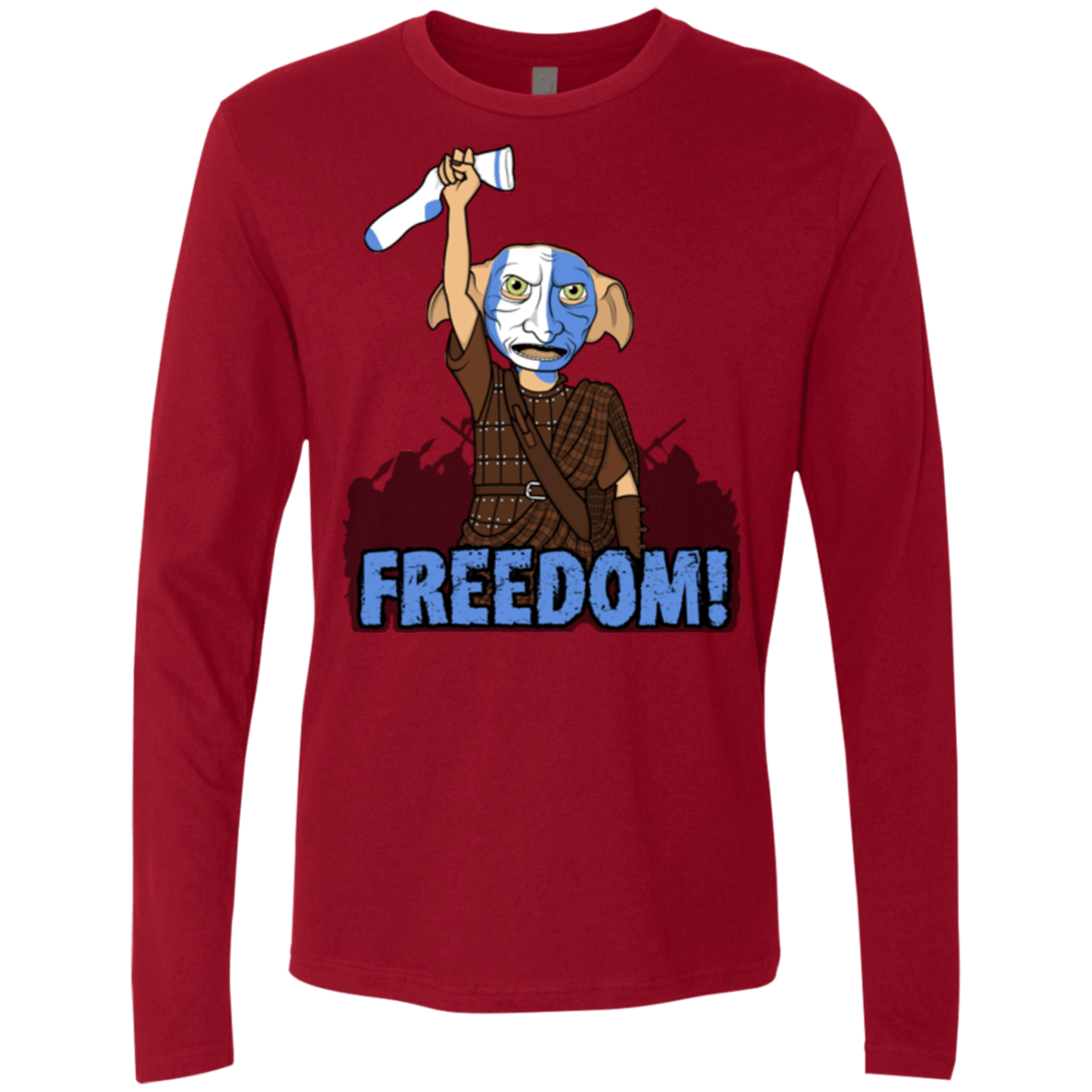 T-Shirts Cardinal / Small Freedom Men's Premium Long Sleeve