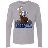 T-Shirts Heather Grey / Small Freedom Men's Premium Long Sleeve