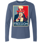 T-Shirts Indigo / S Freedom Men's Premium Long Sleeve