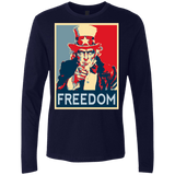 T-Shirts Midnight Navy / S Freedom Men's Premium Long Sleeve