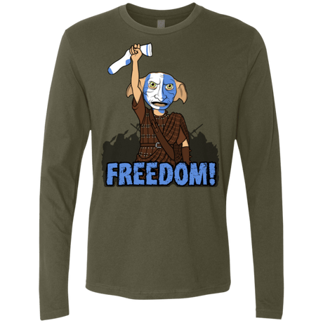 T-Shirts Military Green / Small Freedom Men's Premium Long Sleeve